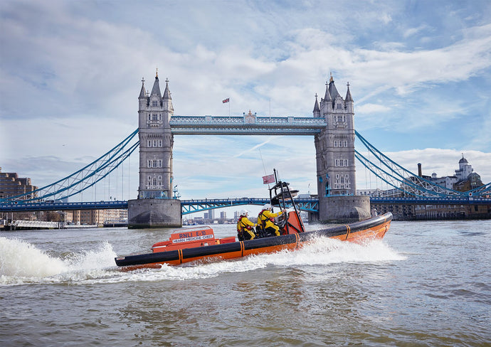 RNLI Tower Lifeboat - E10 - Fundraising Print - A4